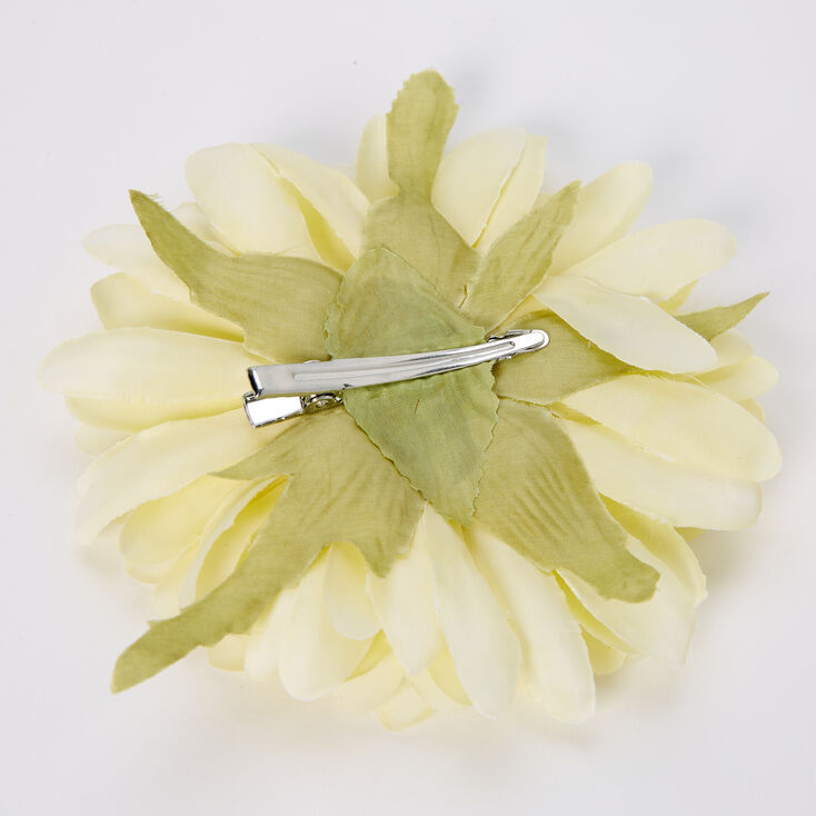 Yellow Gerbera Daisy Hair Clip,