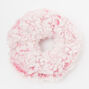 Medium Teddy Hair Scrunchie - Pink,