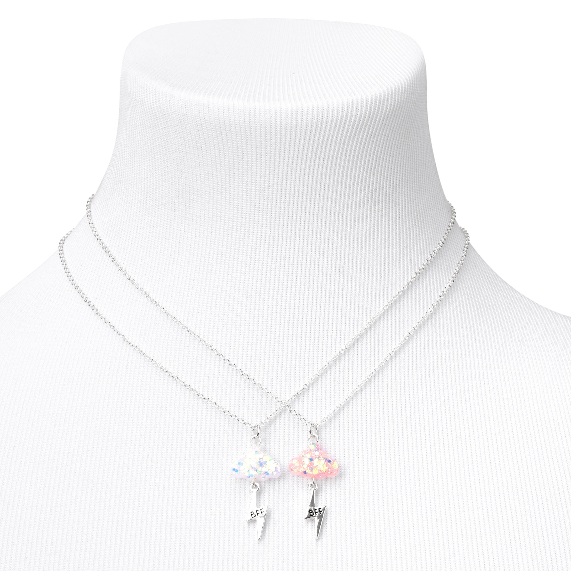 Best Friends Lightning Pendant Necklaces - 2 Pack,