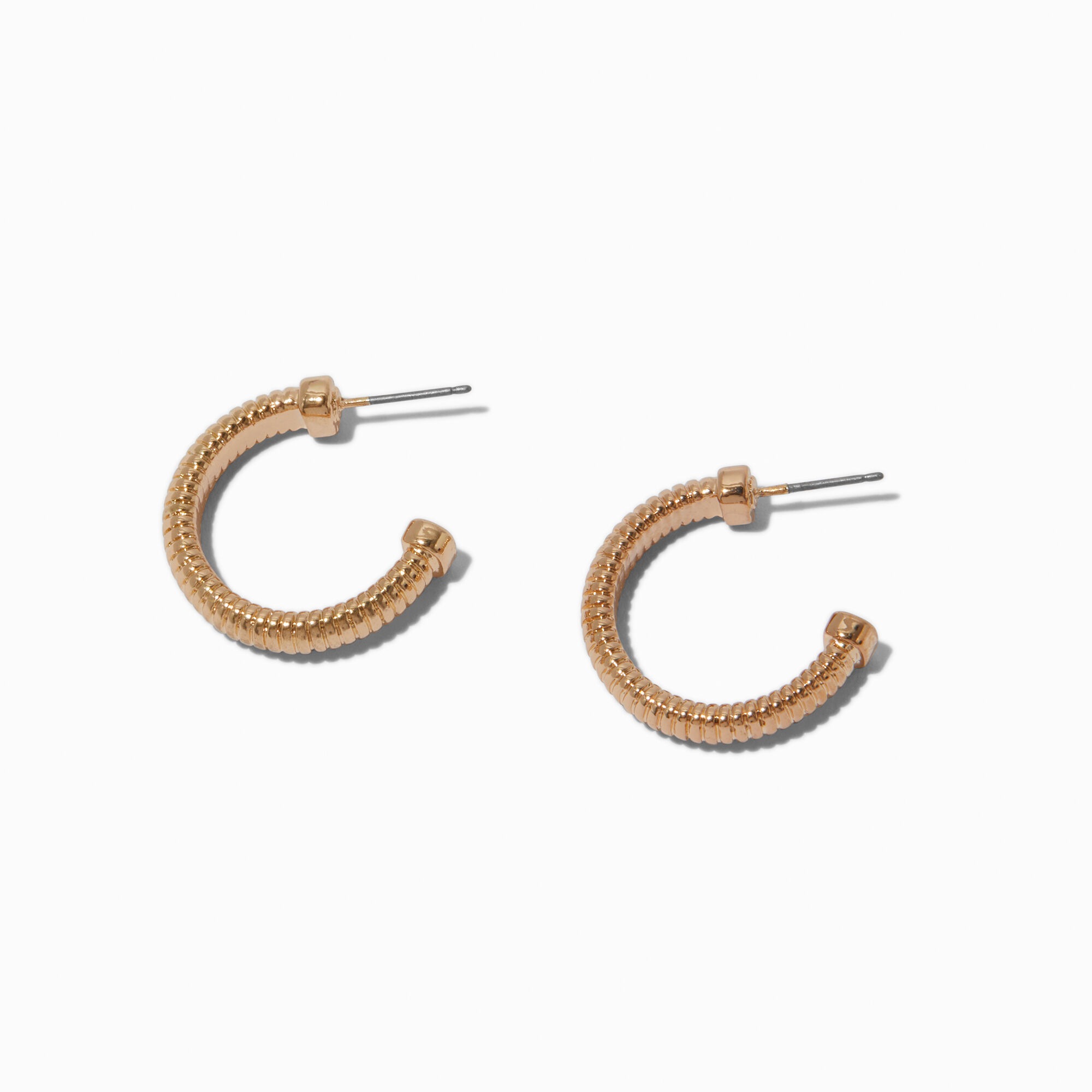 Rose Gold 2.5" Crystal Pavé Smile Drop Earrings,