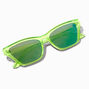Neon Green Cat Eye Sunglasses,