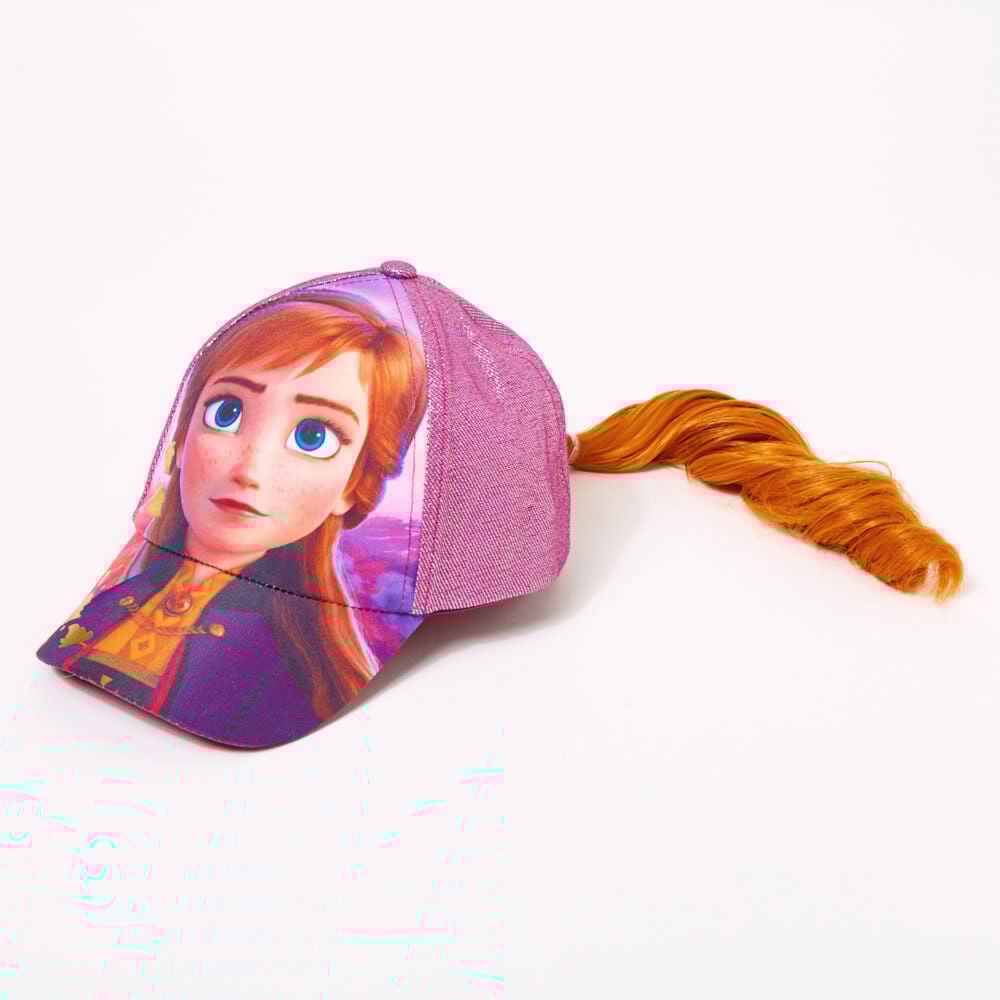 frozen hat with hair