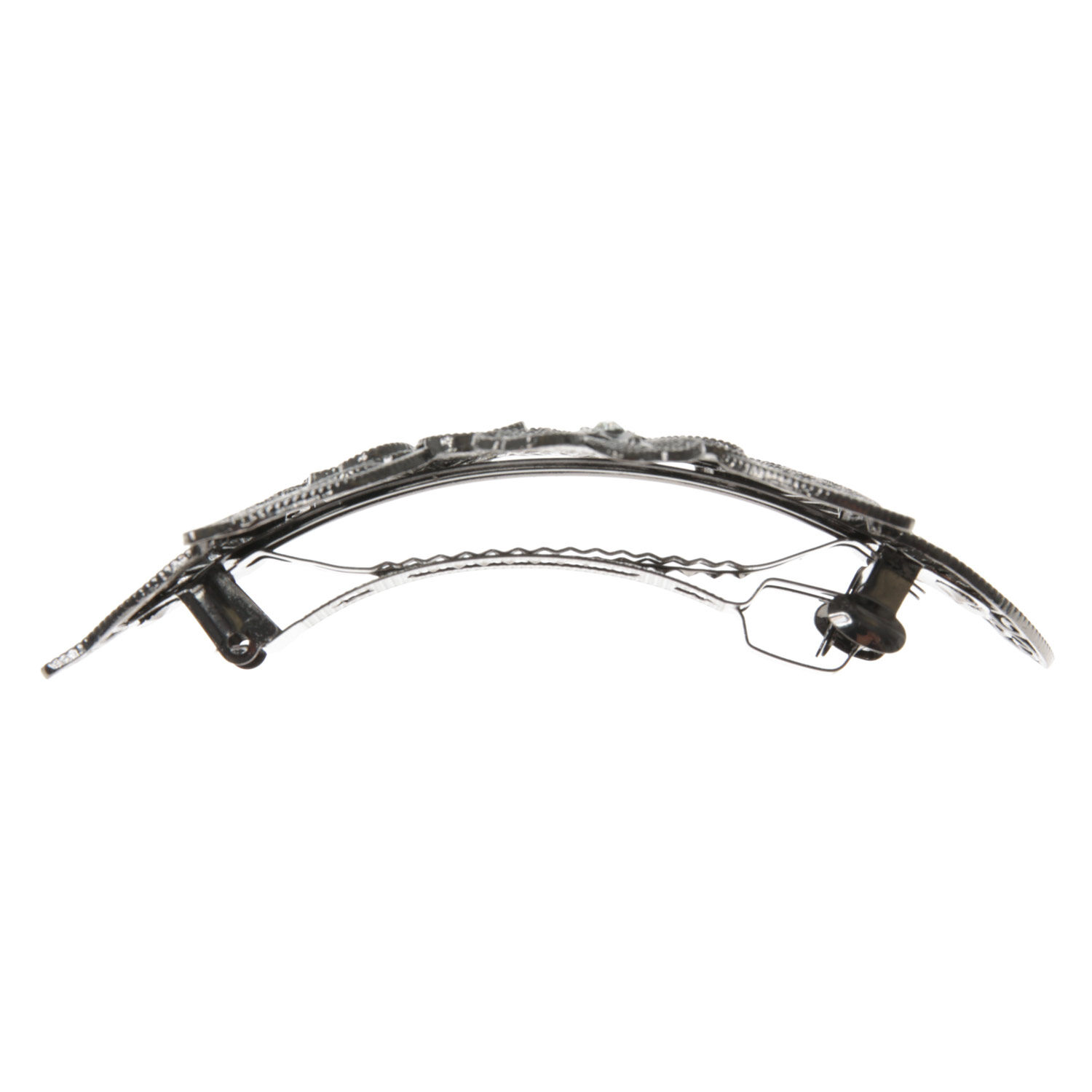Barrette à motif avec strass,