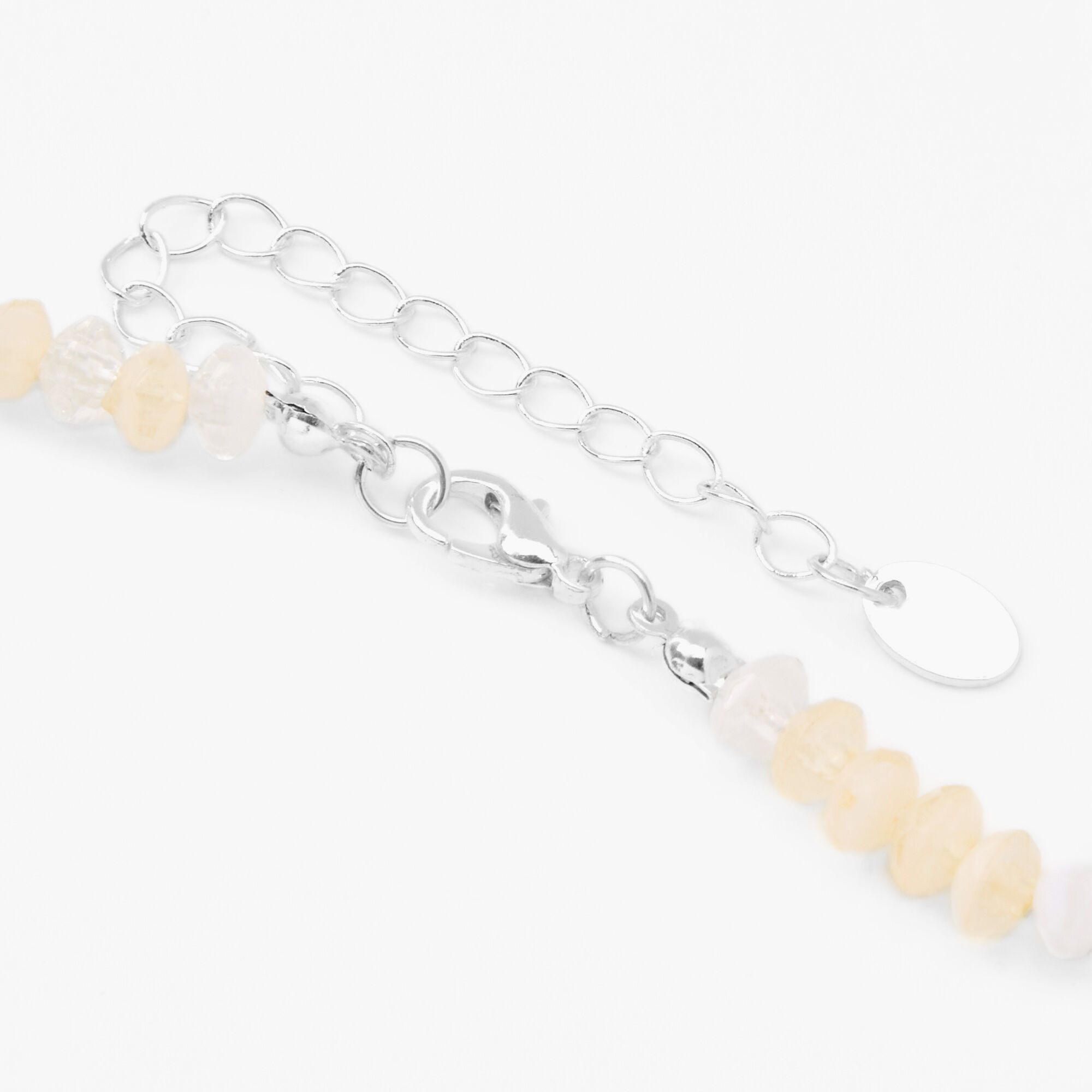 Ivory & Turquoise Beaded Choker Necklace,