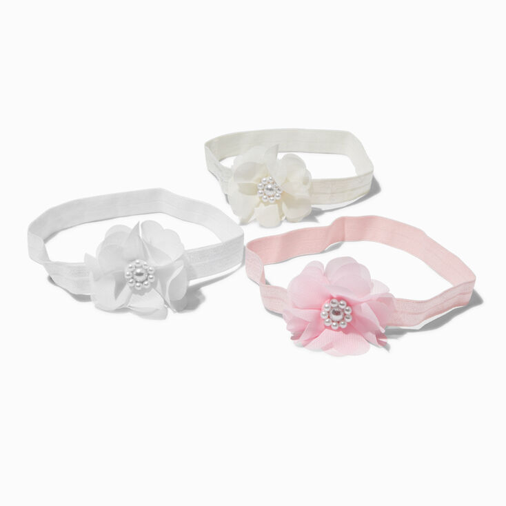 Claire&#39;s Club Special Occasion Rose Headwraps - 3 Pack,