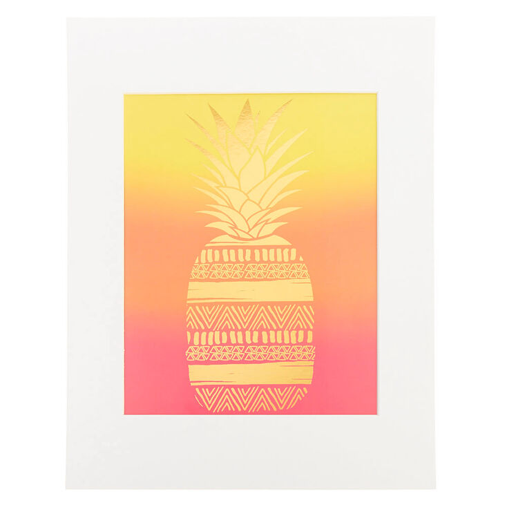 Claire's Décoration murale imprimé ananas