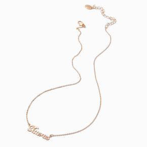 Gold-tone Script Zodiac Pendant Necklace - Taurus ,