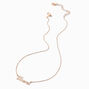 Gold-tone Script Zodiac Pendant Necklace - Taurus ,