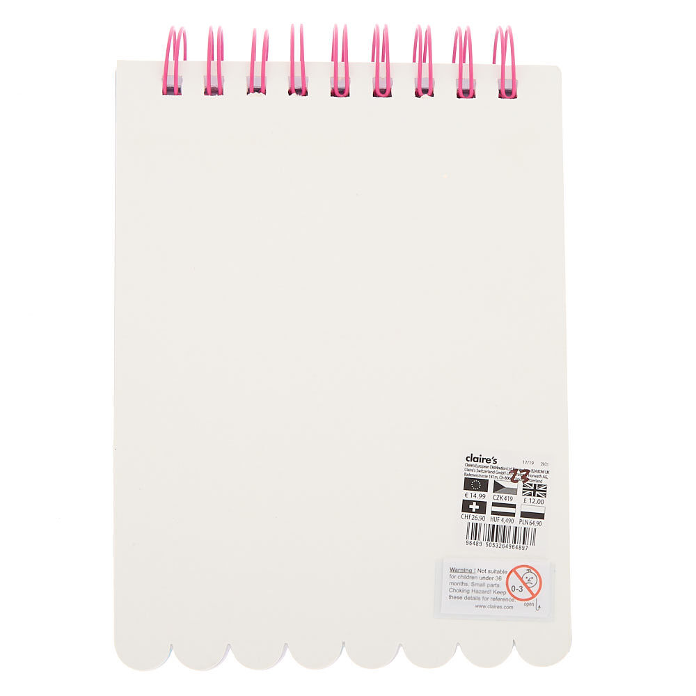 Carnet à papier superposé de Miss Glitter la licorne,