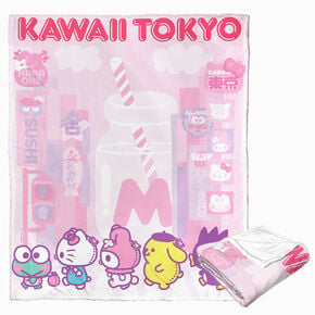 Hello Kitty&reg; Kawaii Tokyo Silk Touch Throw Blanket &#40;ds&#41;,