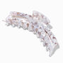 Silver Tortoiseshell Acrylic Hair Claw,