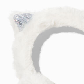 White Cat Ear Muffs,