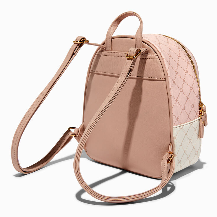 Pink Colorblock Status Small Backpack,