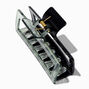 Large Two-Tone Black Rectangular Hair Claw,