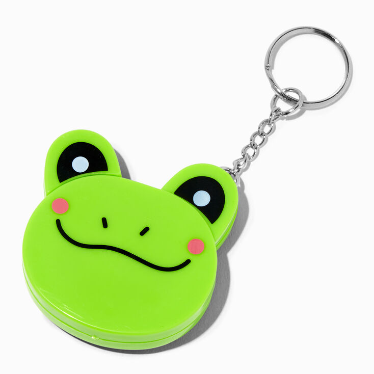 Green Frog Tape Measure Keychain