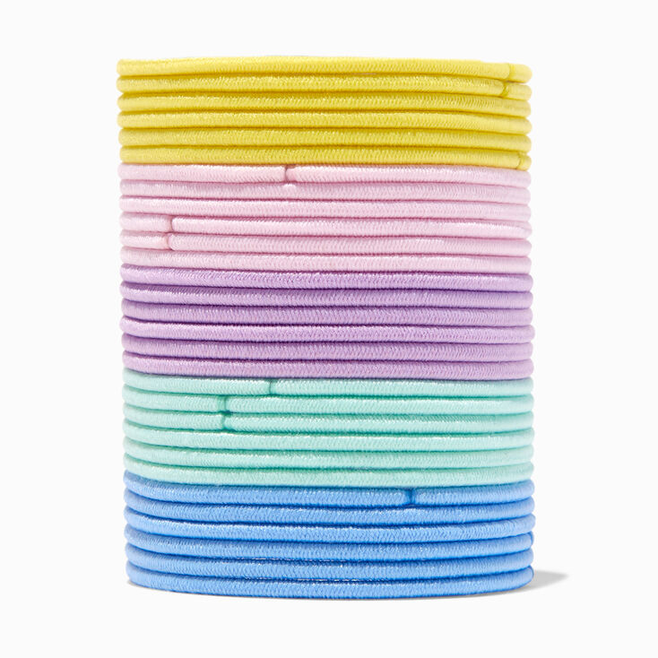 Pastel Tone Luxe Hair Ties - 30 Pack,