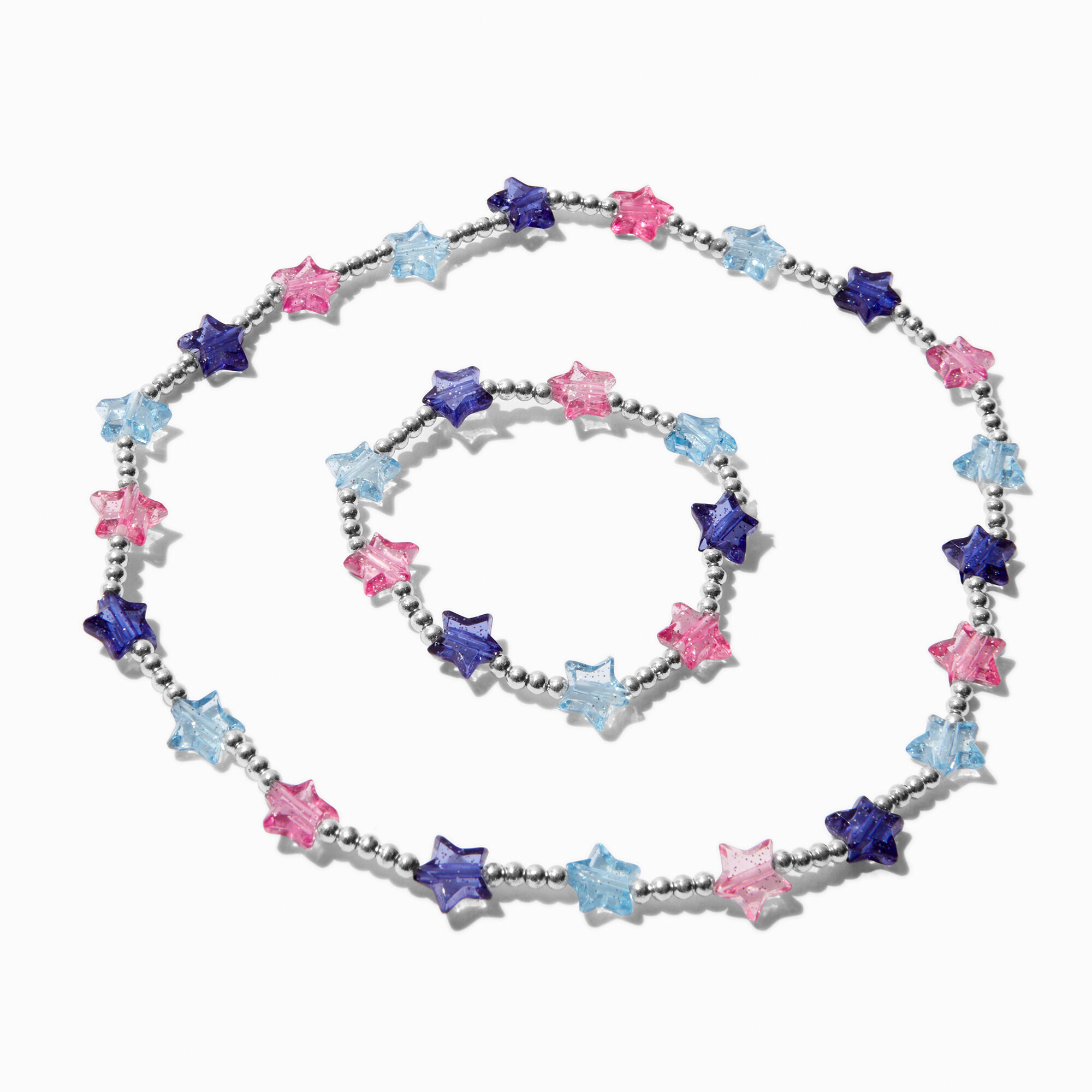 Parure de bijoux perlés étoilés Claire's club - Lot de 2,