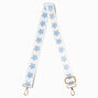 Blue Daisy Crossbody Bag Strap,