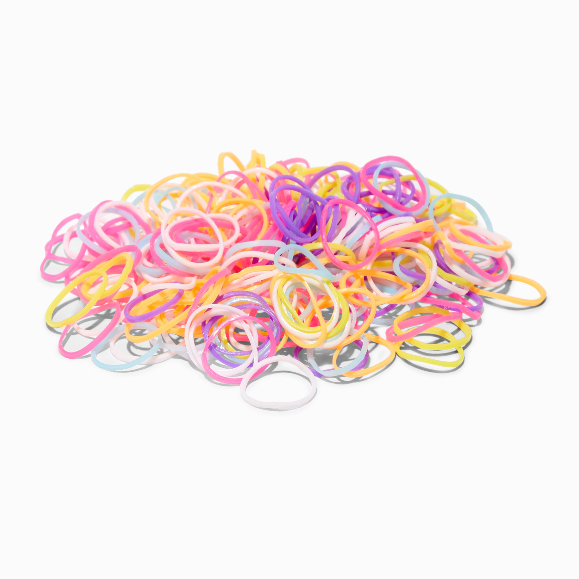 Claire's Club Mini Frog Purse Rainbow Hair Ties,
