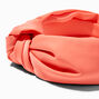 Melon Satin Knotted Headband,