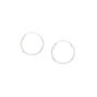 C LUXE by Claire&#39;s Sterling Silver 10mm Hoop Earrings,
