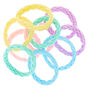 Claire&#39;s Club Pastel Honeycomb Hair Ties - 10 Pack,