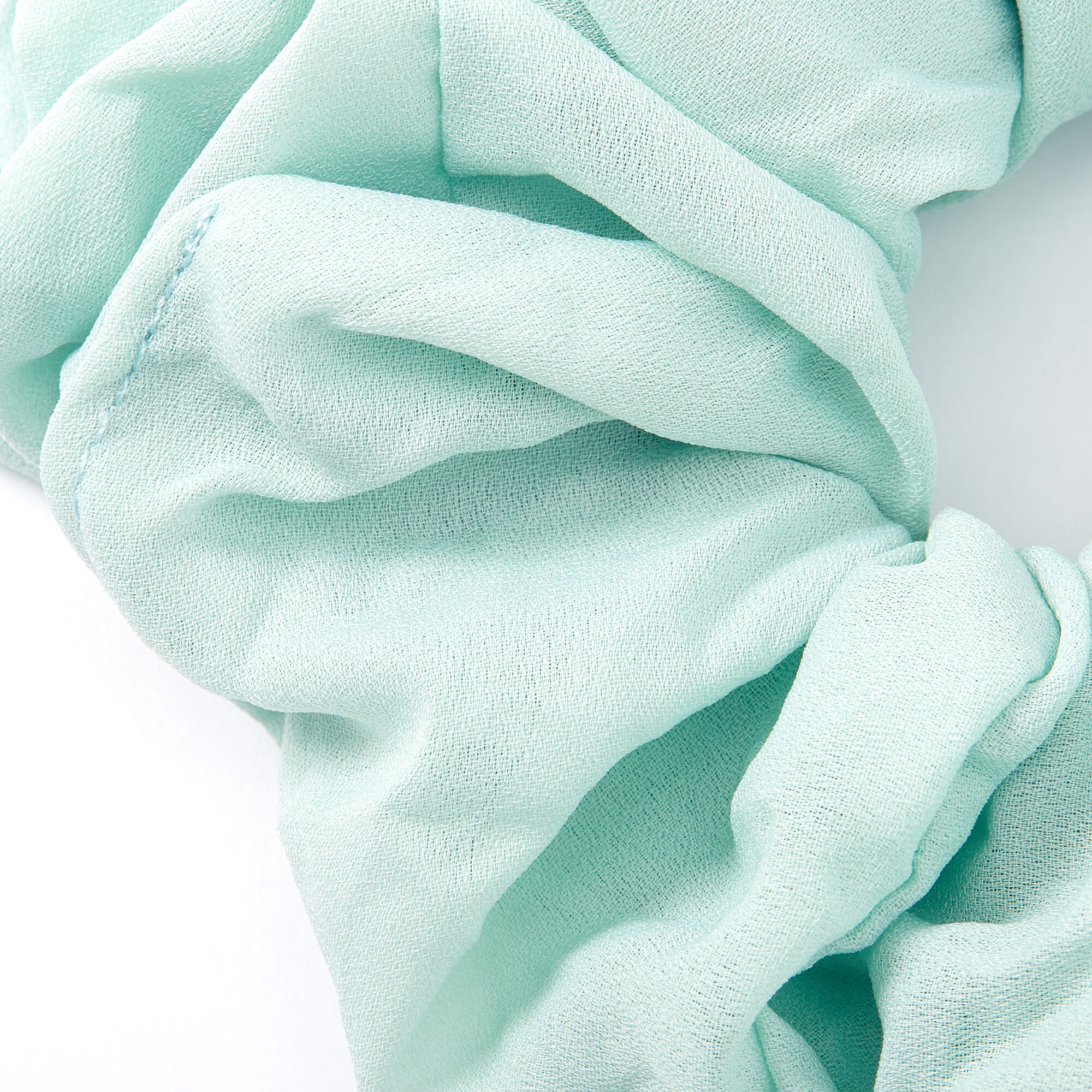 Giant Chiffon Hair Scrunchie - Mint,