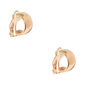 Rose Gold 10MM Clip On Hoop Earrings,