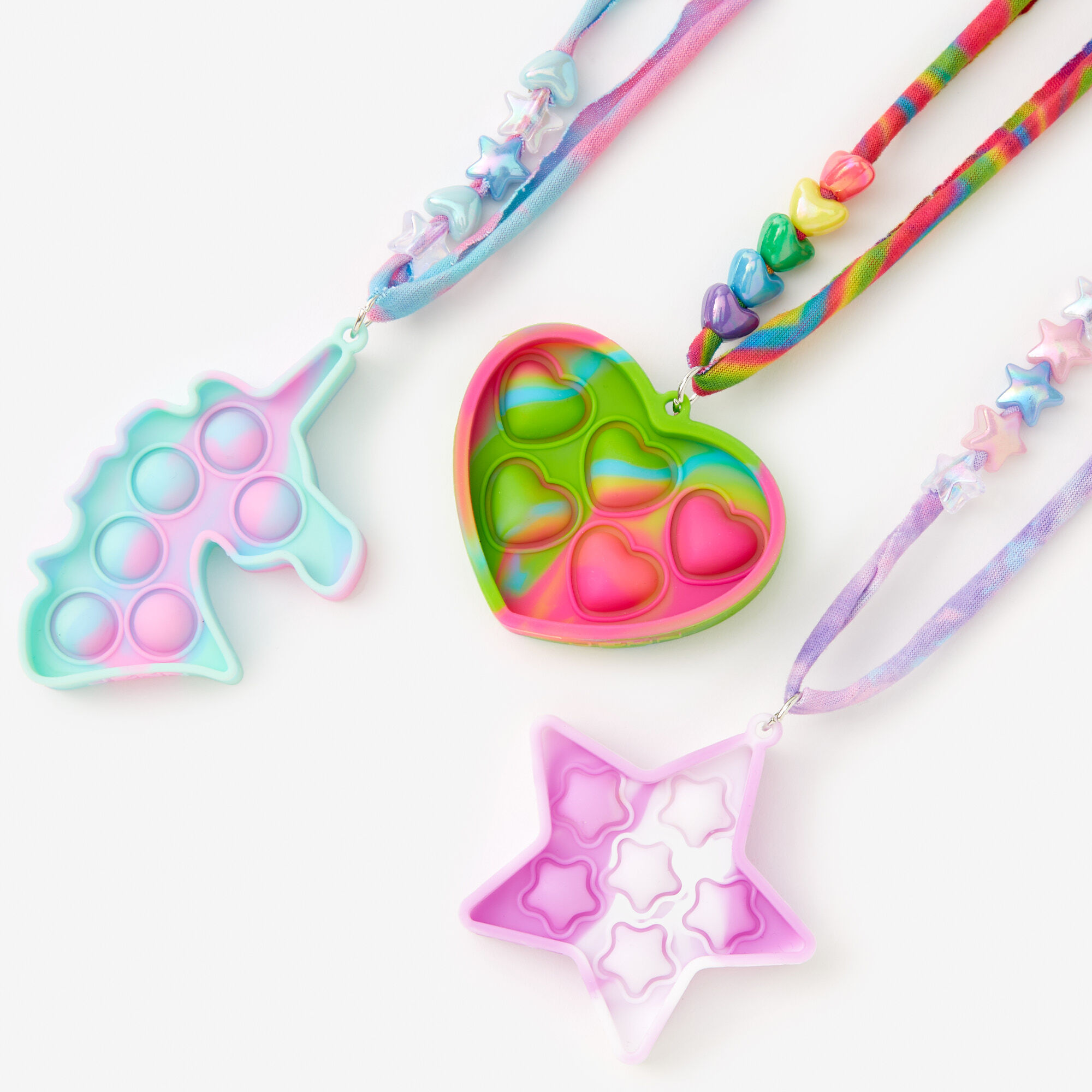 Pop Fashion Poppers Necklace Fidget Toy - Styles May Vary,