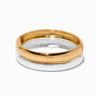Mixed Metal Double Stack Bangle Set - 2 Pack ,