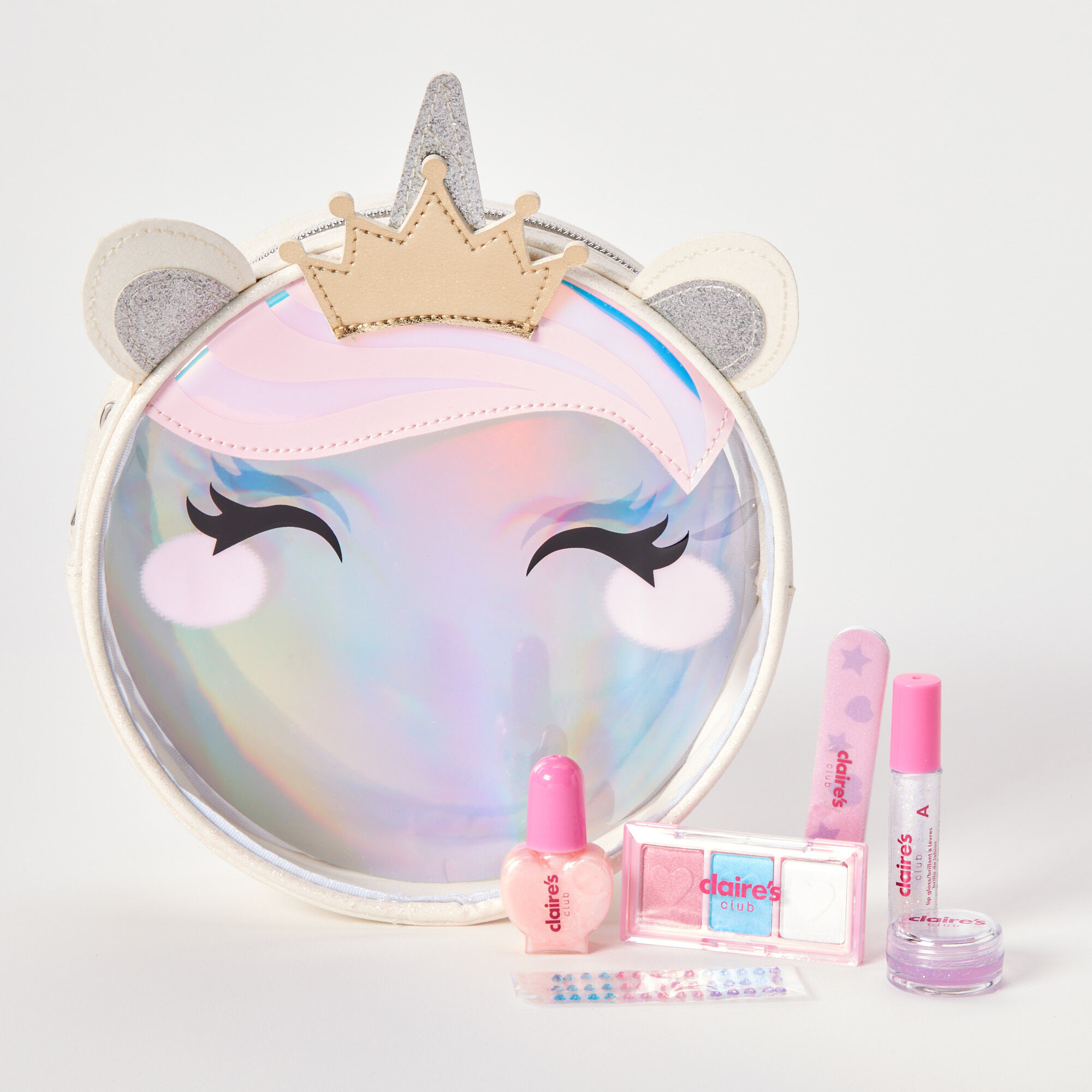 Palette compacte de maquillage licorne Claire's Club,