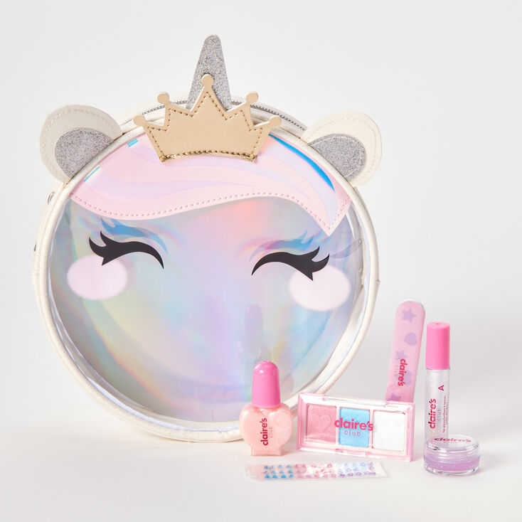 Promo Palette compacte de maquillage à paillettes mobiles licorne magique  chez Claire's