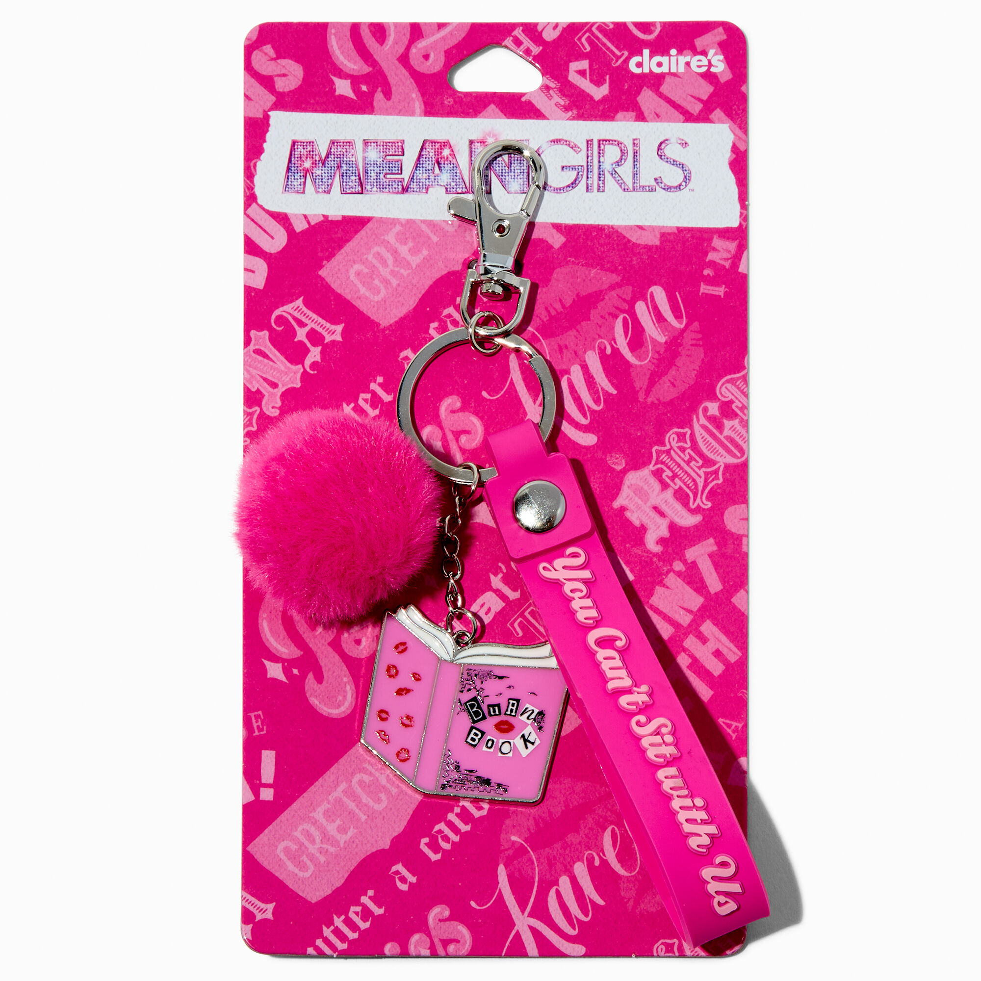Mean Girls x Claire s Burn Book Keychain