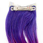 Claire&#39;s Club Rainbow Ombre Faux Hair Clip,