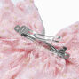Pink Daisy Lace Hair Bow Clip,