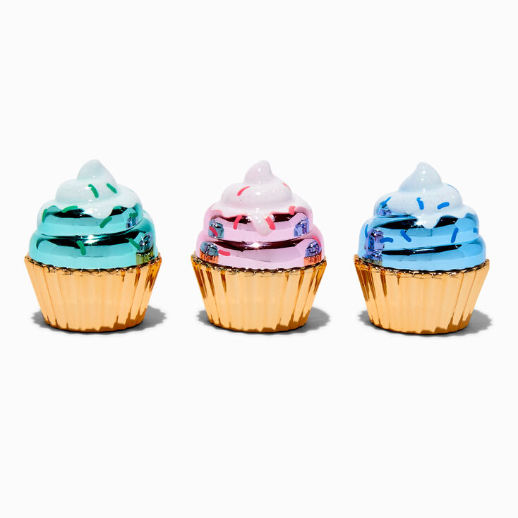 Chrome Cupcake Lip Balm Set - 3 Pack,