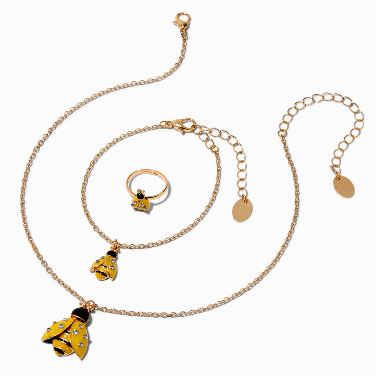 Claire&#39;s Club Bumblebee Jewelry Set - 3 Pack,