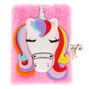 Glitter Pink Soft Unicorn Lock &amp; Key Diary,
