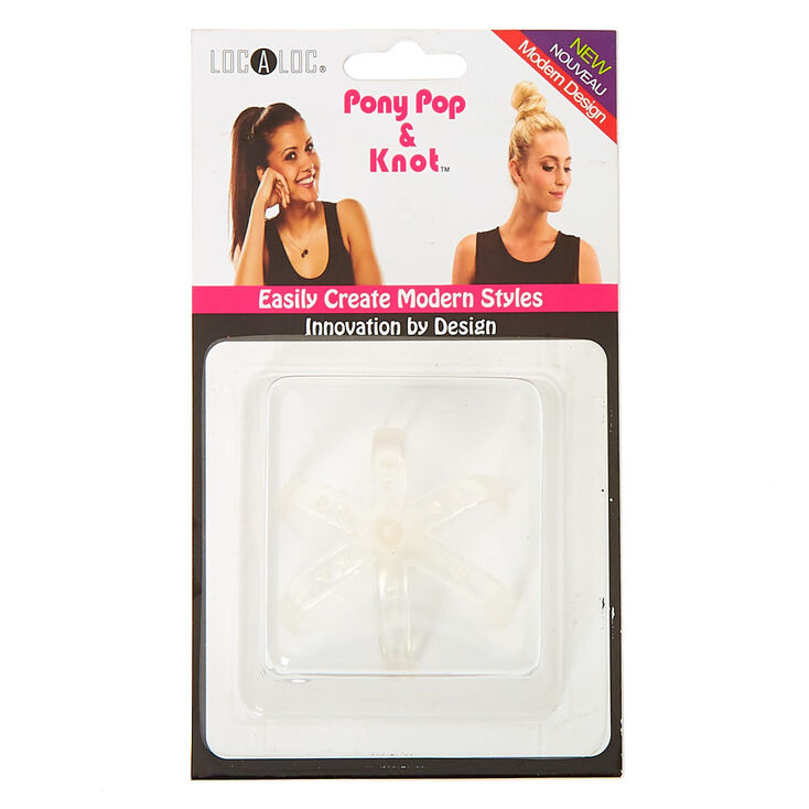 Claire's Pony Pop & Knot LocALoc® - Transparent