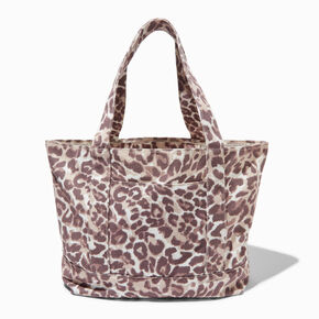 Leopard Print Oversized Tote Bag,