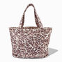 Leopard Print Oversized Tote Bag,