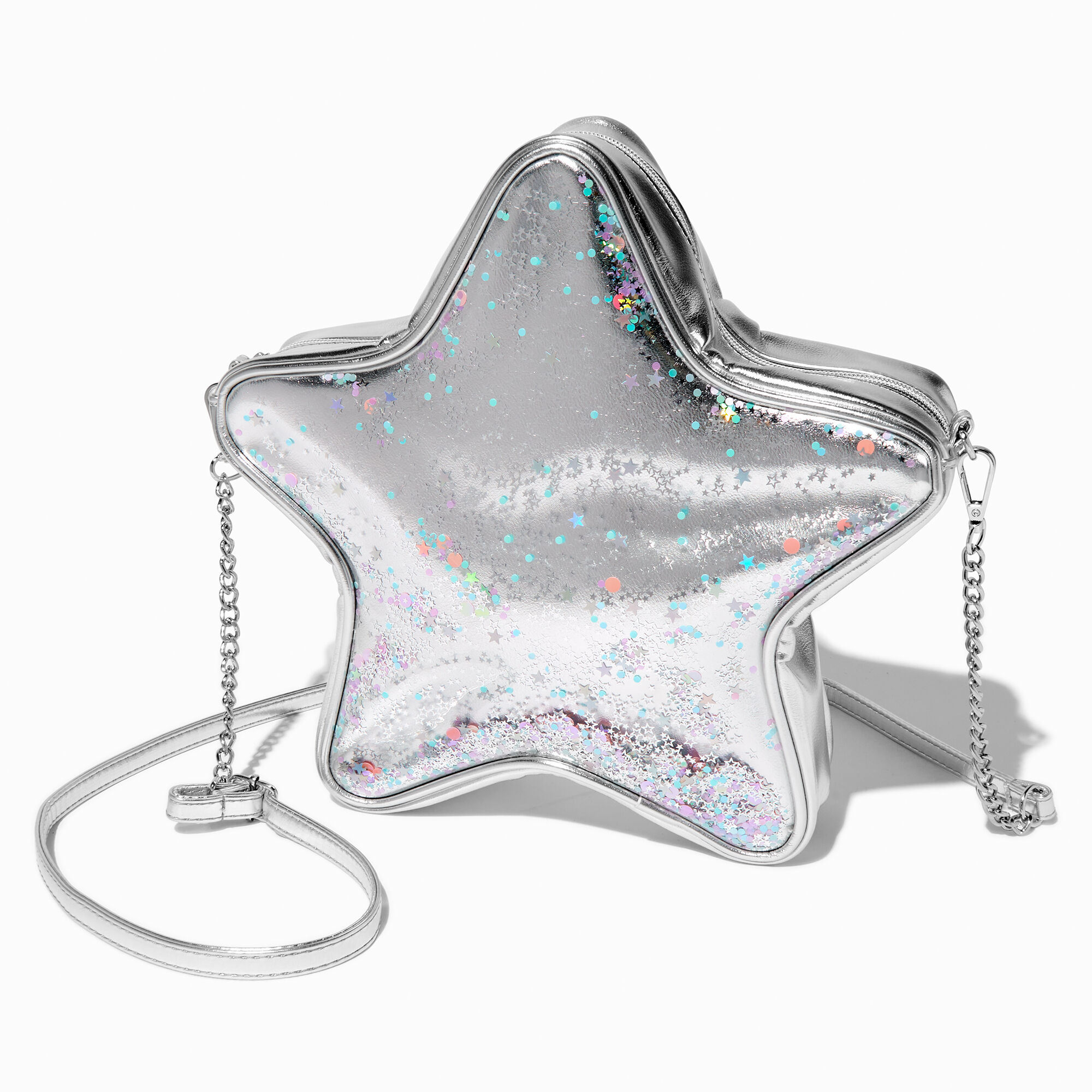 Small silver backpack top