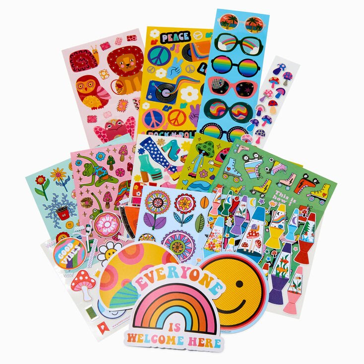 Pipstickers&reg; Retro Super Sparkly Sticker Sheet Set,