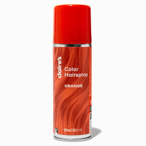 Spray pour cheveux orange,