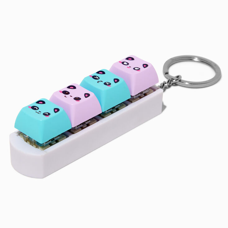 Panda Click Fidget Toy Keychain,