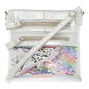 Reversible Sequin Metallic Crossbody Bag - Silver,