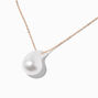 Bubble Pearl Gold-tone Pendant Necklace,