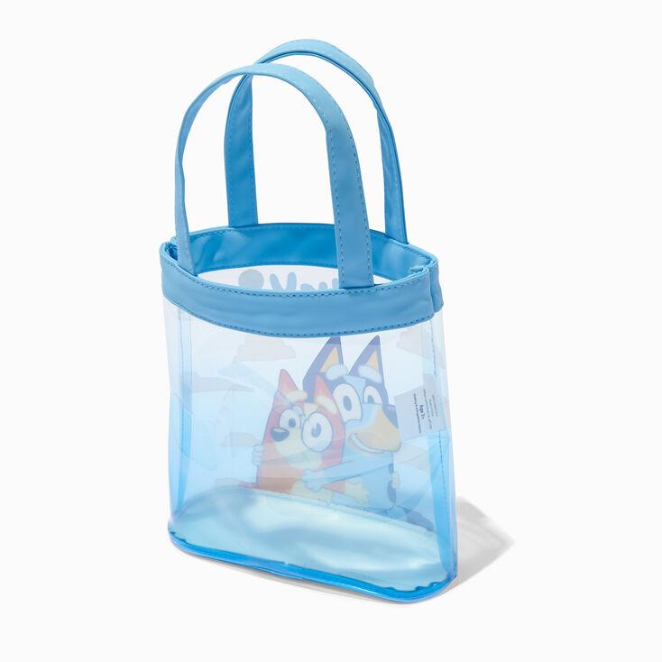 Bluey Claire&#39;s Exclusive Jelly Tote Bag,