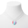 Best Friends Neon Heart Pendant Necklaces - 3 Pack,