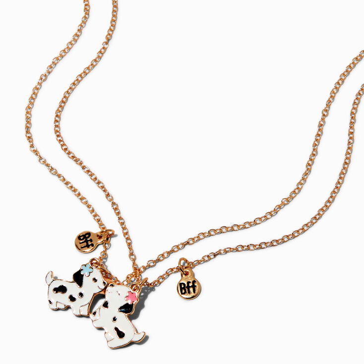 Best Friends Dalmatian Pendant Necklace Set - 2 Pack,
